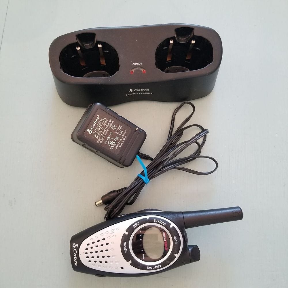 Cobra Micro Walkie Talkie With‎ Cradle GA
